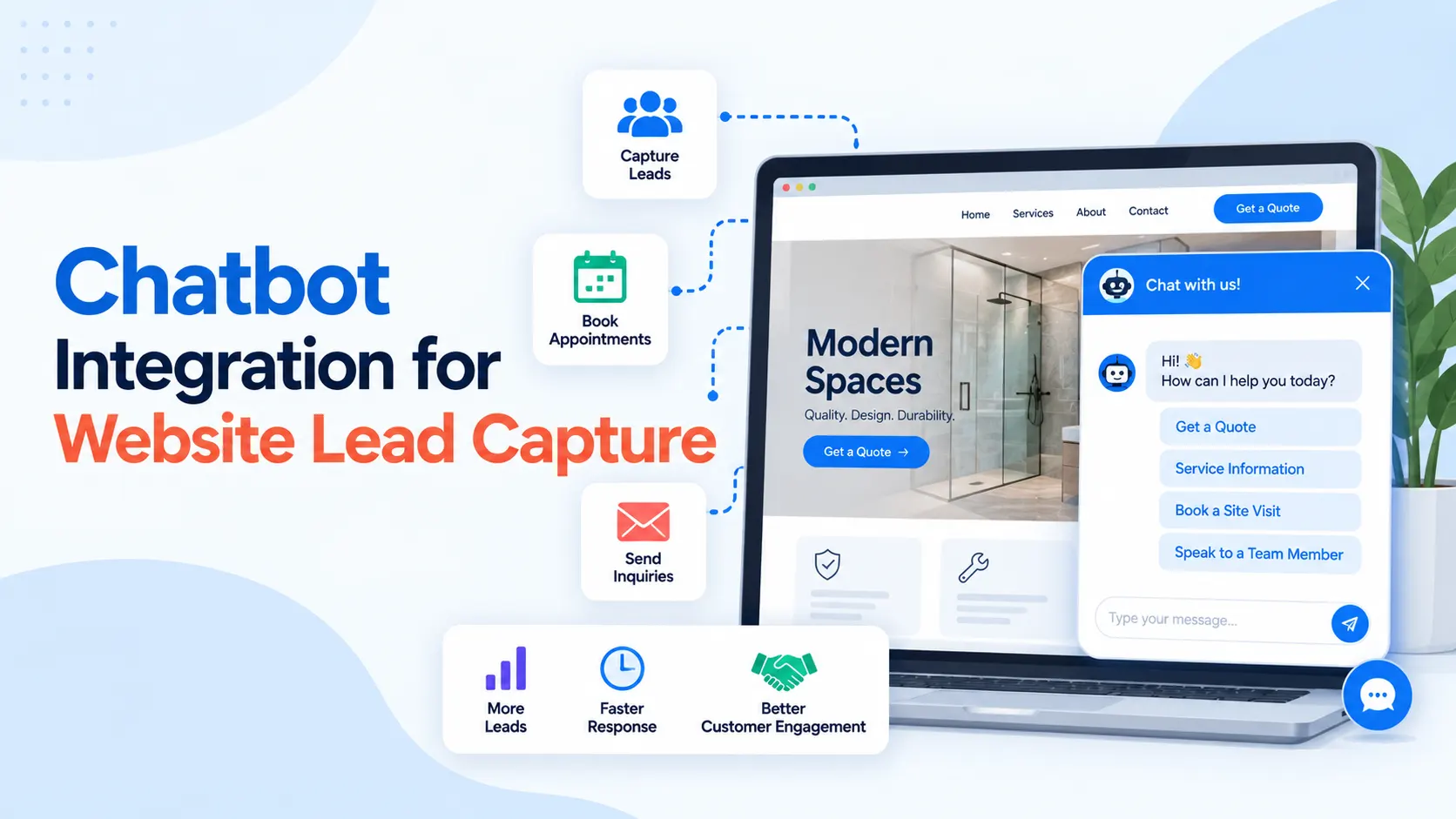 Chatbot Integration for Website Lead Capture