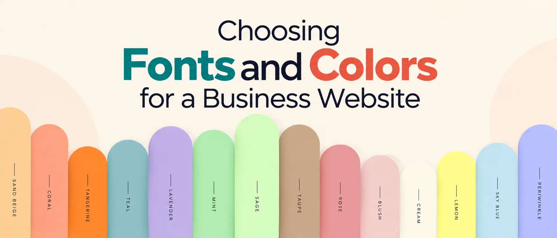 Choosing Fonts and Colors for a Business Website