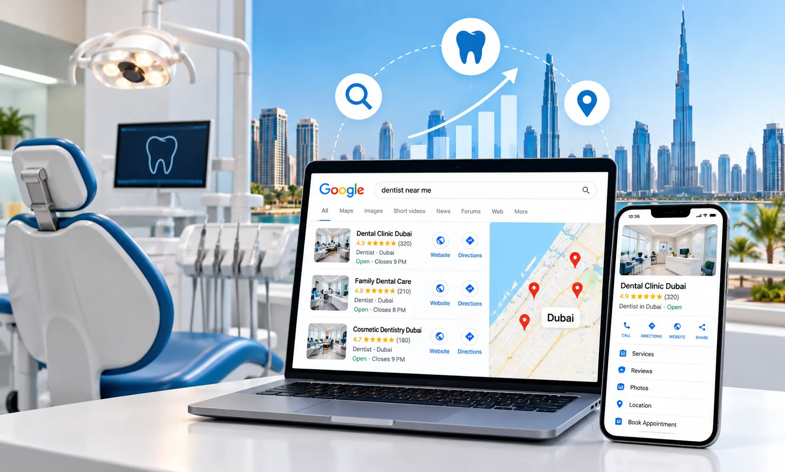 SEO for Dental Clinics in Dubai