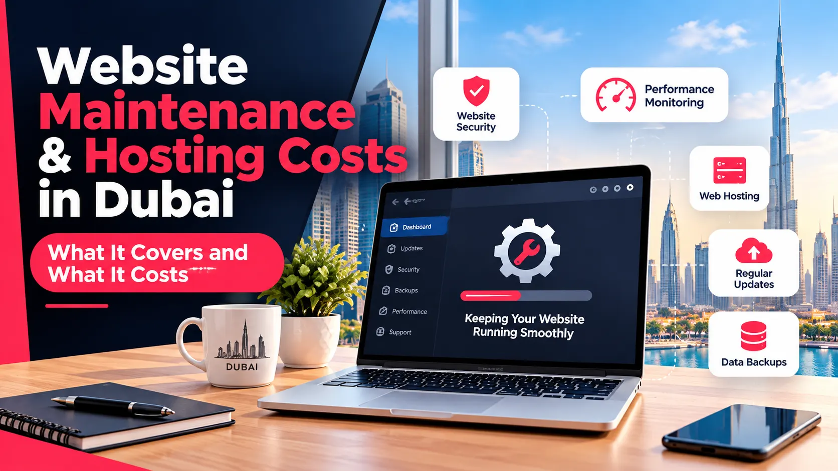 Website Maintenance & Hosting Costs in Dubai