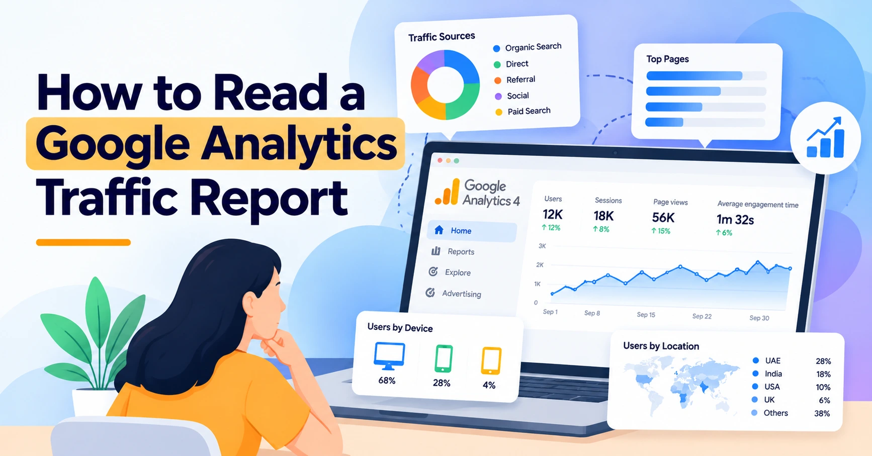 How to Read a Google Analytics Traffic Report